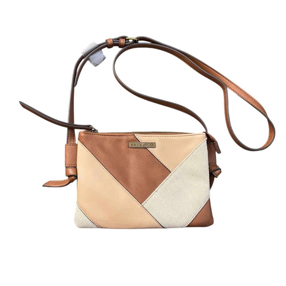 Frye & Co Western Boho Patchwork Crossbody Bag Adjustable Strap